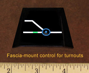 Image of fascia-mount turnout control